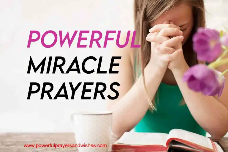 20 Miracle Prayers That Really Work Fast