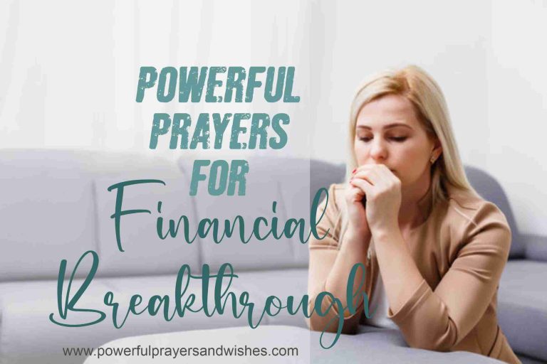 Powerful Prayers For Financial Breakthrough