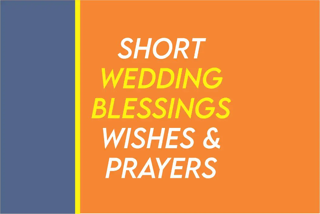 Short Wedding Blessings