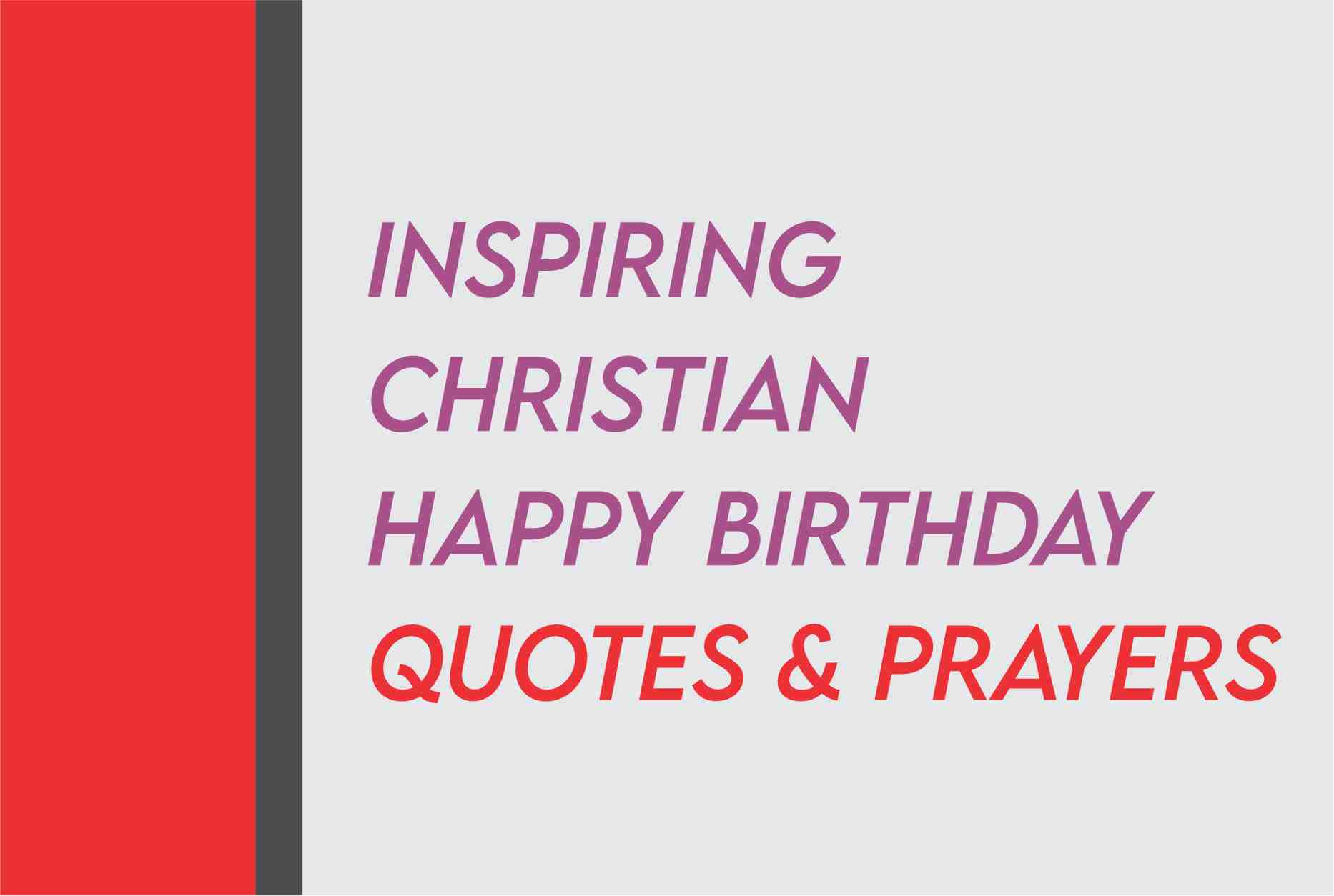 Christian Happy Birthday Quotes
