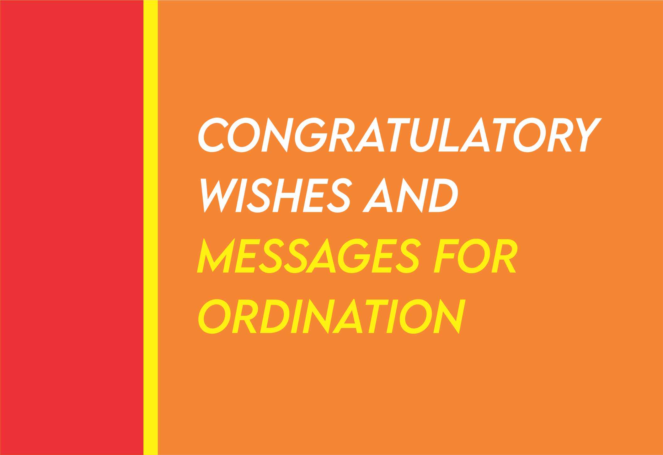 Happy Ordination Day Wishes Quotes
