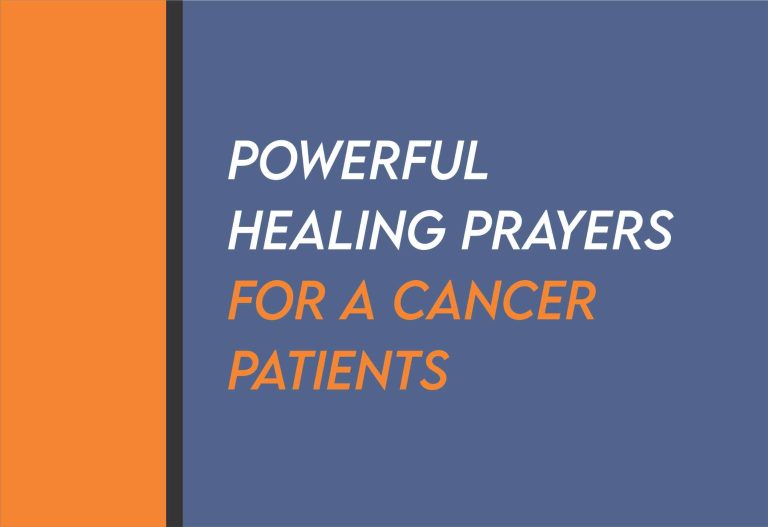 50 Prayer For Healing Of Cancer For A Family Member