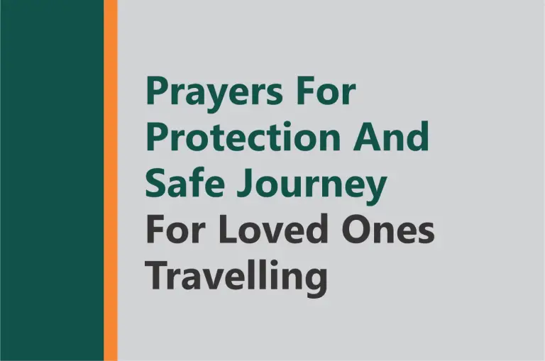 100 Short Prayer For Safe Travel And Protection For Family, Loved One