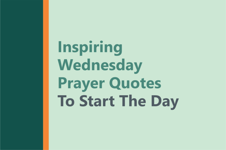 80 Powerful Wednesday Prayer Quotes, Blessings For Family And Friends