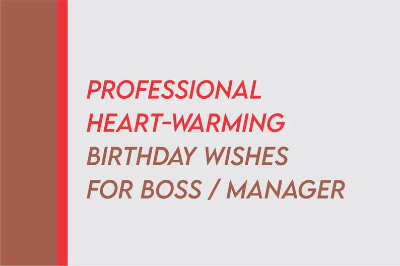 birthday wishes for manager and boss