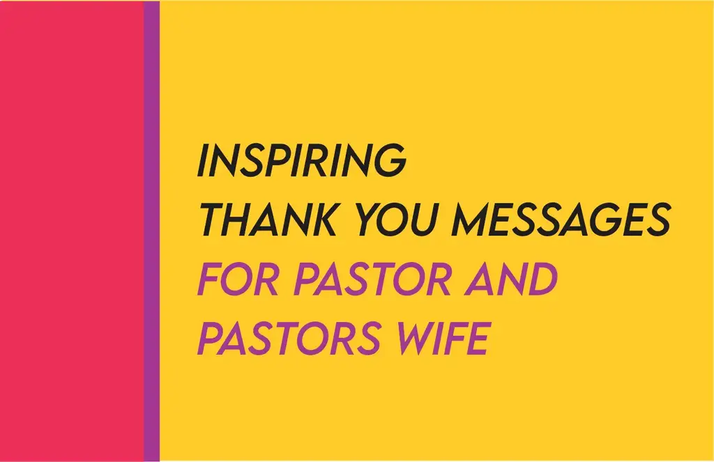 Inspirational Words For Pastor Appreciation