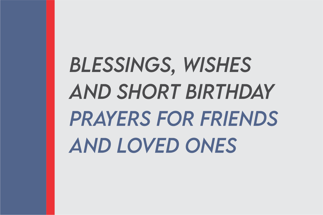 Short Birthday Prayer For A Friend