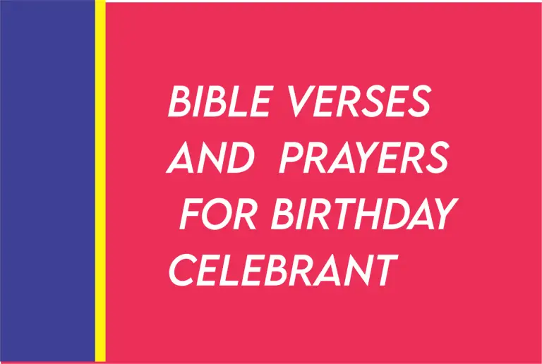 140 Bible Verses And Short Prayer For Birthday Celebrant